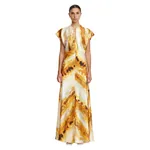 Acler Yarrow Maxi Dress in Opal Abstract