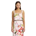 Acler Yorkley Top in Cherry Medley