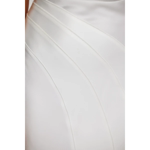 Acler Zetland Maxi Dress in Ivory, view 4