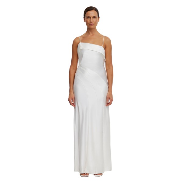 Acler Zetland Maxi Dress in Ivory