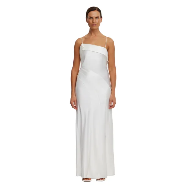 Acler Zetland Maxi Dress in Ivory