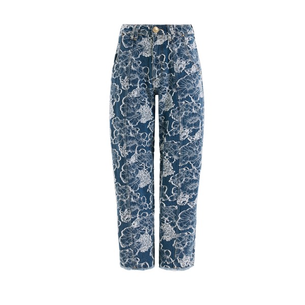 Aje Arlo Jacquard Barrel Jean