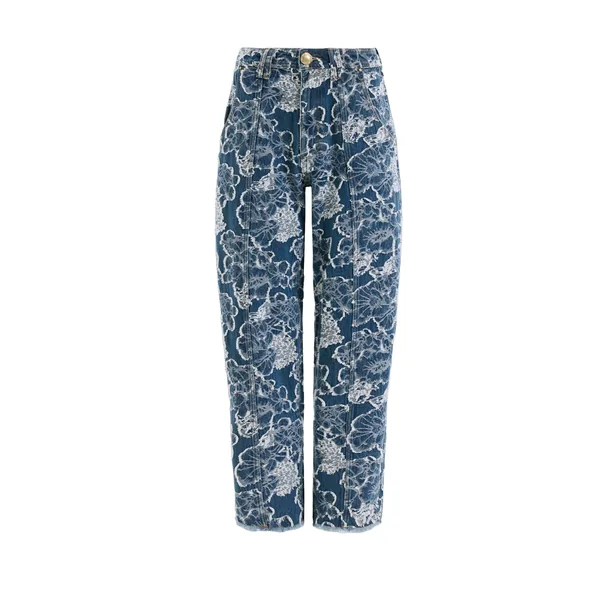 Aje Arlo Jacquard Barrel Jean