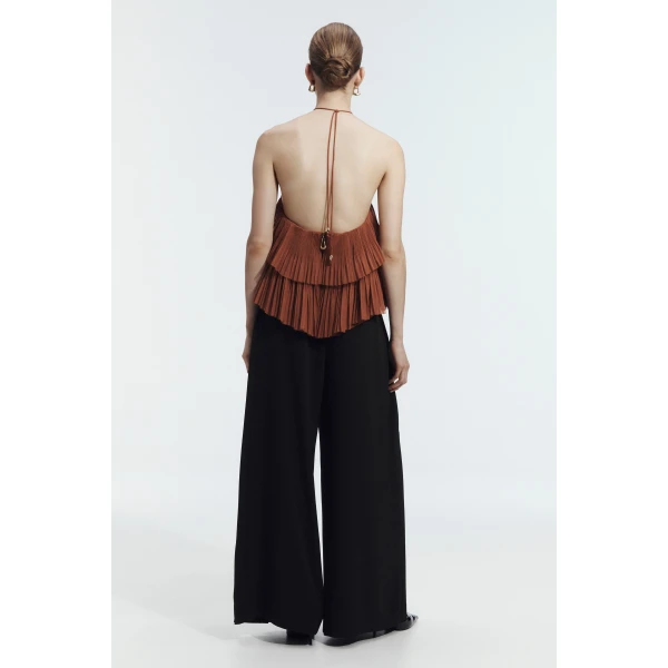 Aje Aven Pleated Top