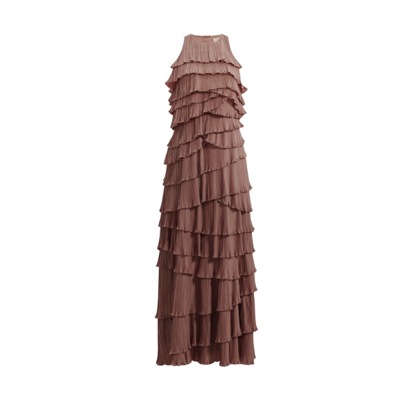 Aje Dew Pleated Maxi Dress