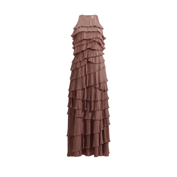 Dew Pleated Maxi Dress