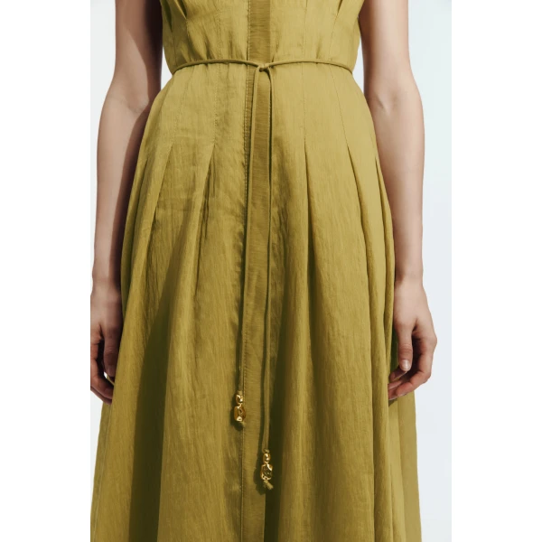 Aje Droplet Midi Dress