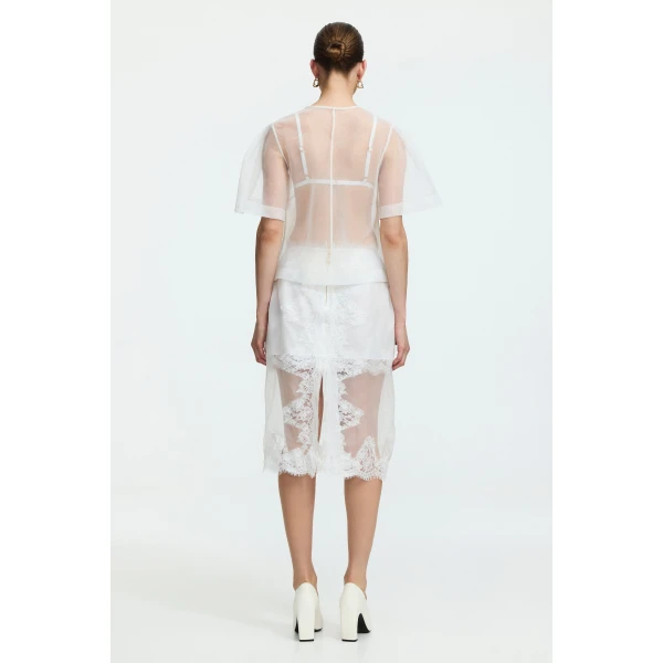 Aje Hush Short Sleeve Top