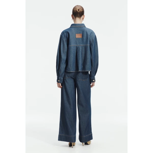 Aje Landon Denim Shirt
