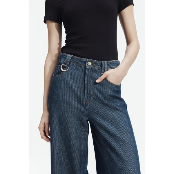 Washed Indigo pants