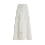 Aje Lotus Vegan Leather Midi Skirt