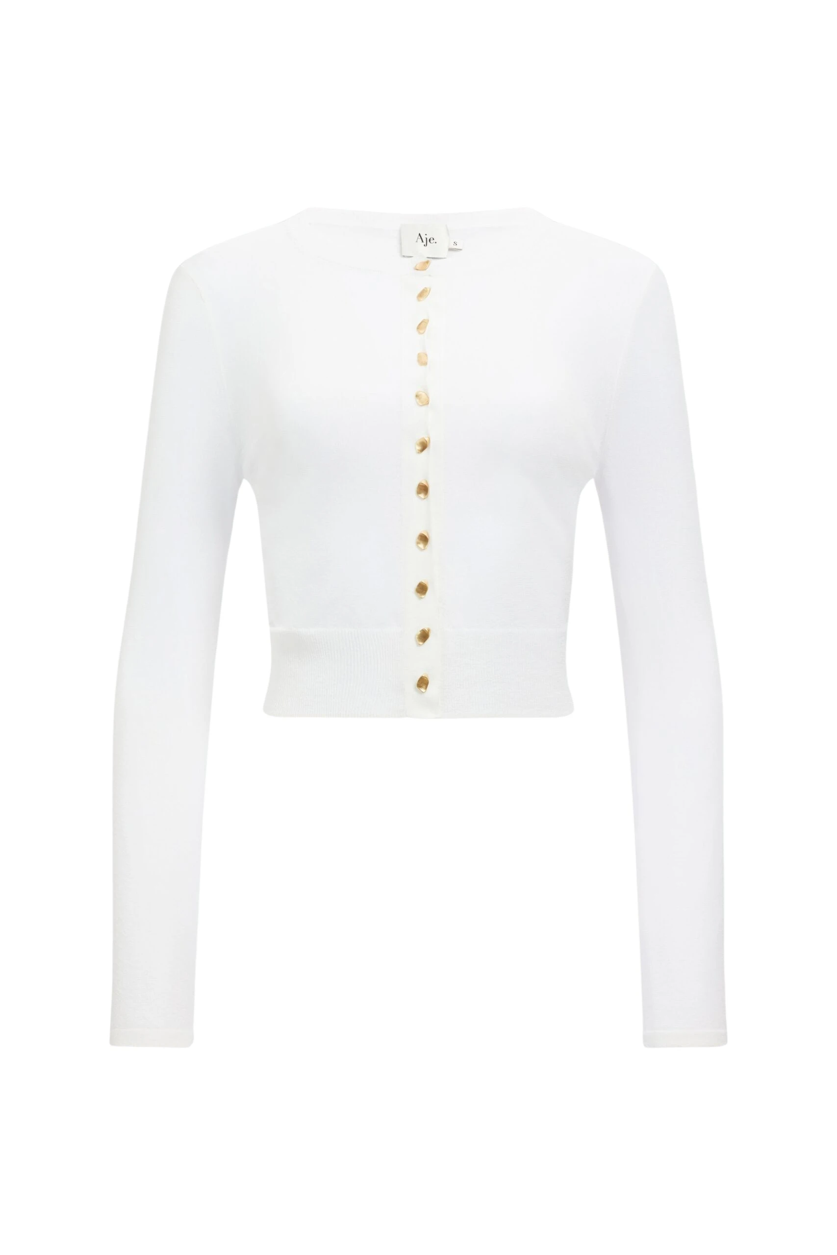 Aje-Lynor-Sheer-Knit-Cardigan-5-scaled68873_nobg Lynor Sheer Knit Cardigan - Image 1