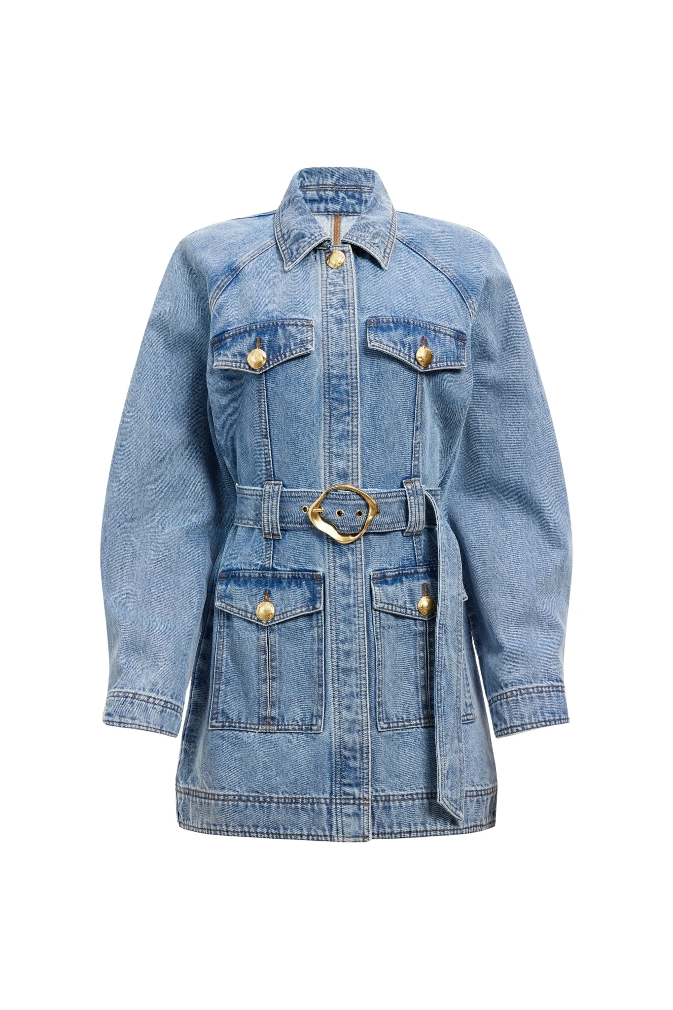 Aje-Lyra-Denim-Mini-Dress63885_nobg Lyra Denim Mini Dress - Image 1