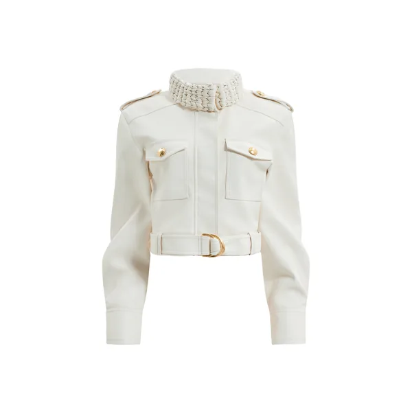 Aje Mossan Cropped Jacket