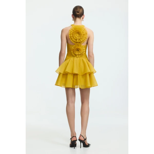 Aje Radiate Pleated Mini Dress
