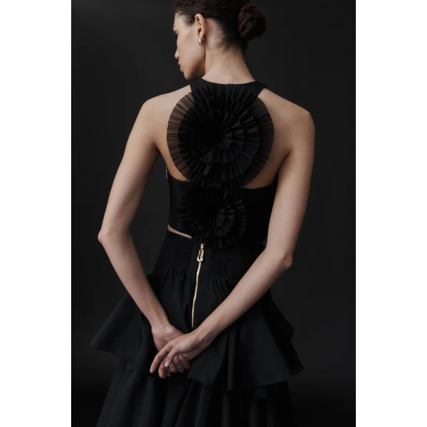 Aje Radiate Pleated Top