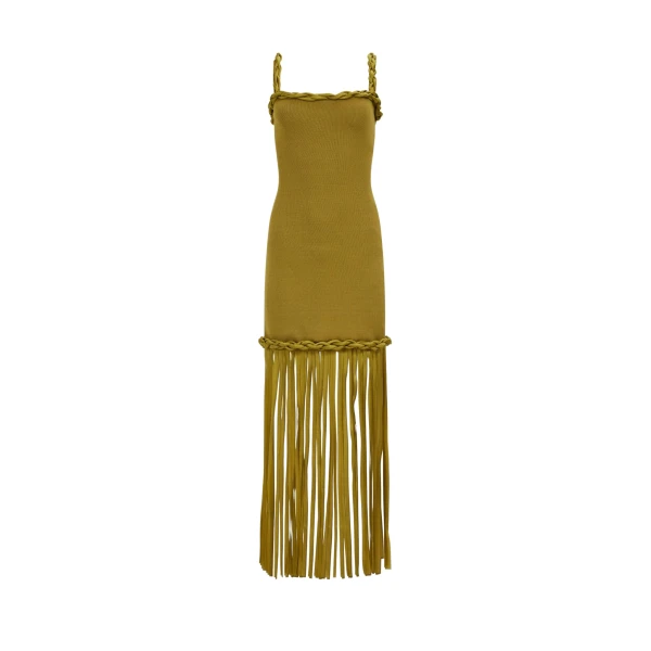 Ribiona Knit Midi Dress