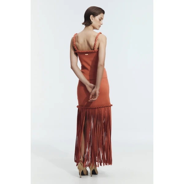 Aje Ribiona Knit Midi Skirt, view 5