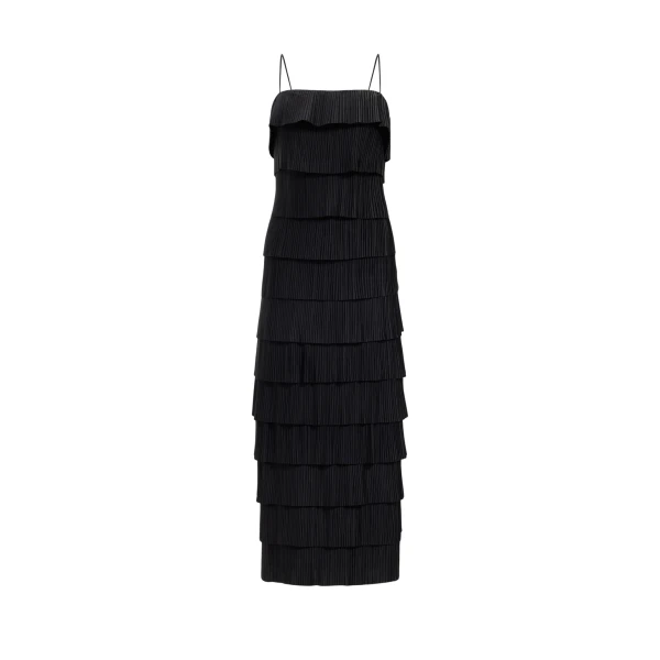 Shade Pleated Midi Dress