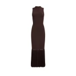 Sofina Knit Tassel Midi Dress