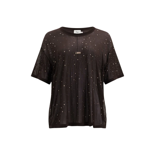 Twila Embellished Knit Tee
