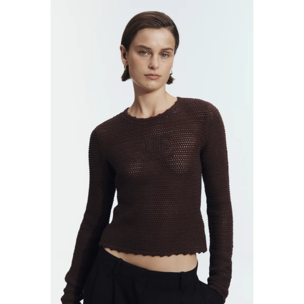 Chocolate knitwear