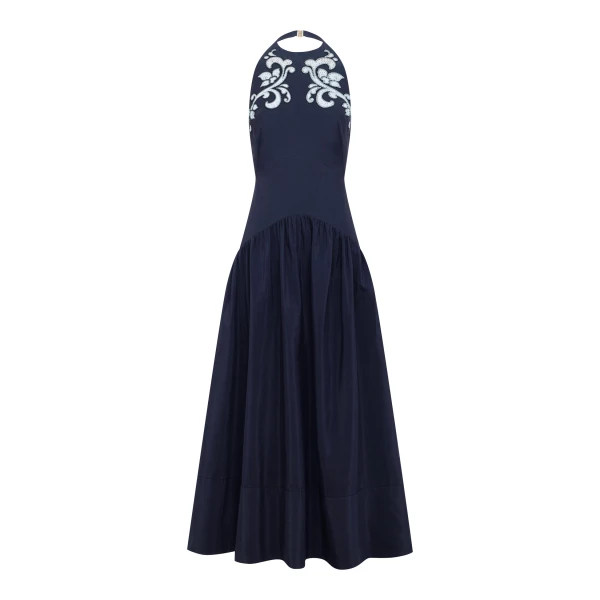 Dillon Applique Halter Gown