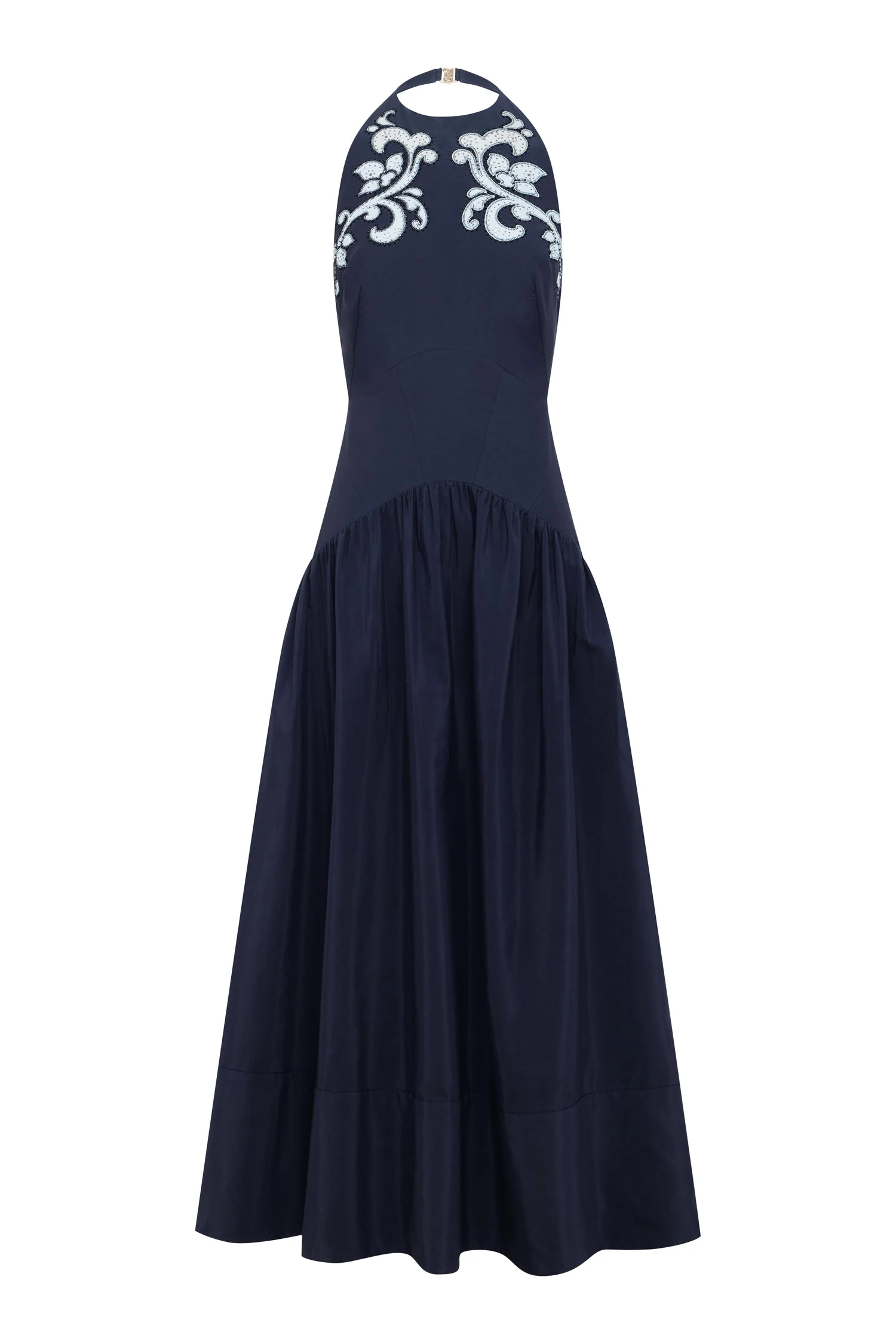 Dillon Applique Halter Gown by Alemais - Dresses Alémais Dillon Applique Halter Gown