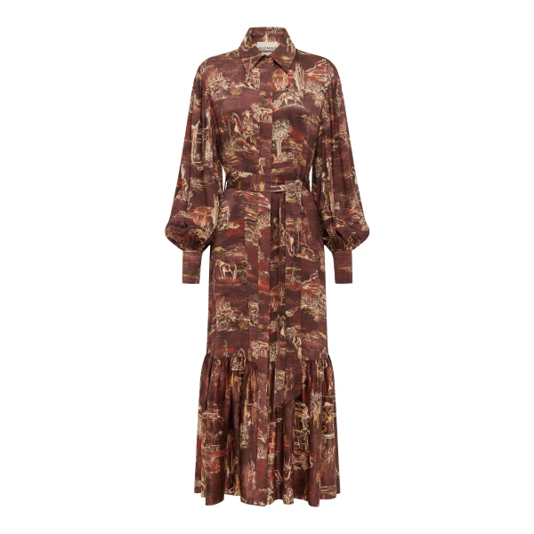 Ezra Silk Shirtdress