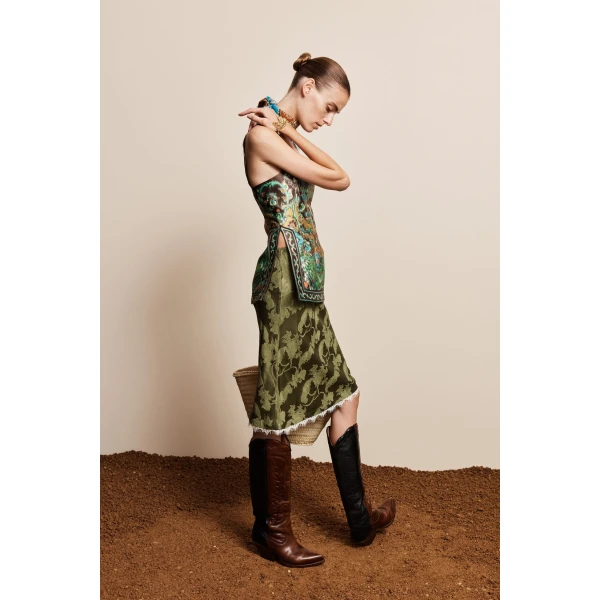 Alémais Green skirt