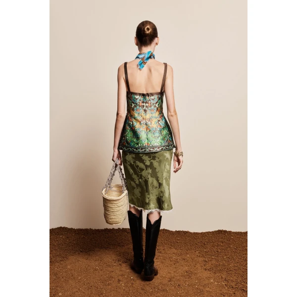 a silk and viscose blend