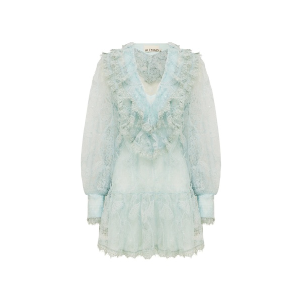 Alemais Winifred Lace Mini Dress