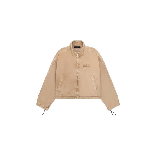 Amiri Denim Track Jacket in Sand