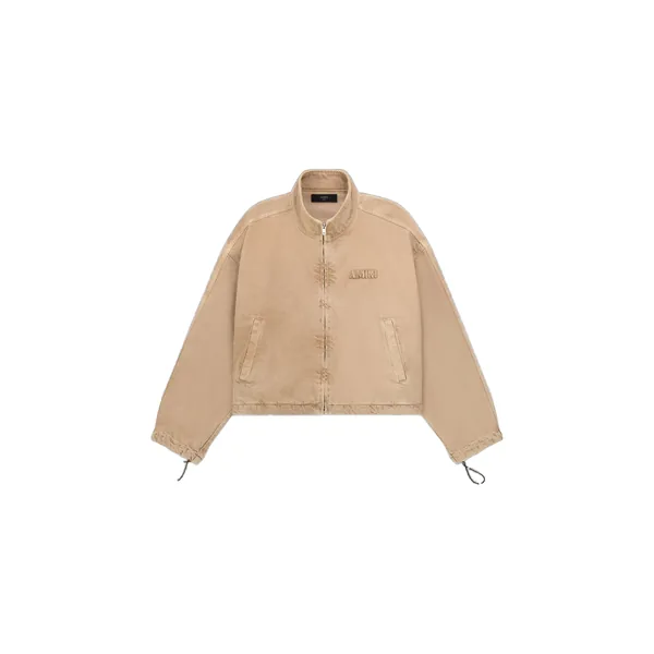 Amiri Denim Track Jacket in Sand