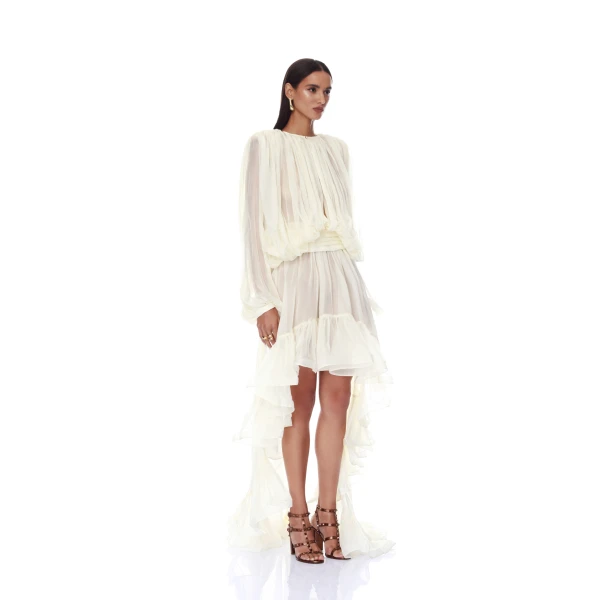 Calia Chiffon Long Sleeve Blouse