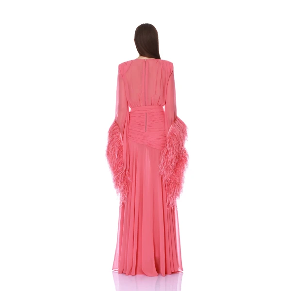 Pink maxi dresse
