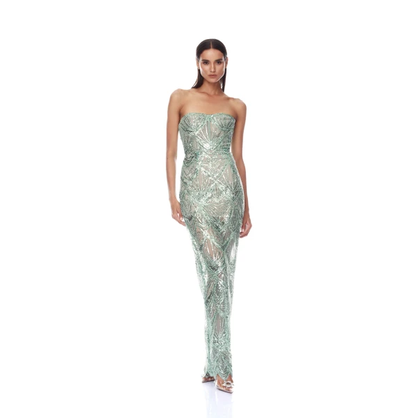 Giselle Sage Maxi Dress