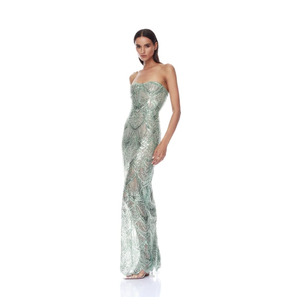 Giselle Sage Maxi Dress