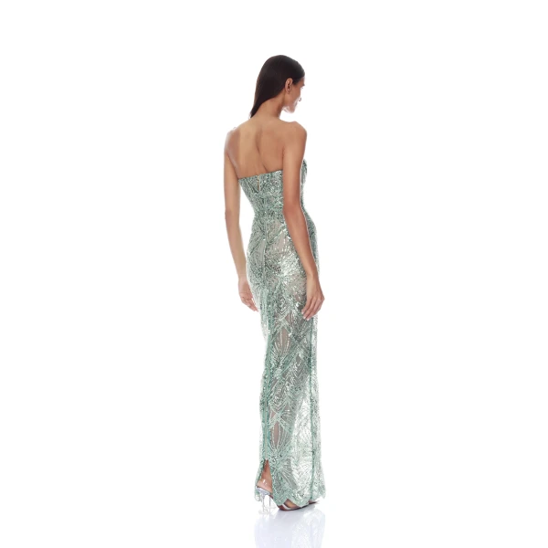 Green maxi dresse