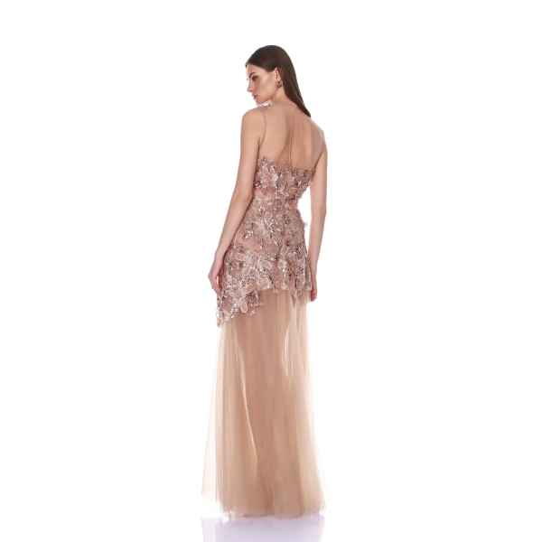 Beige maxi dresse