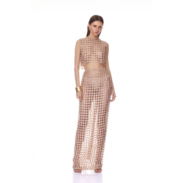 Nomad Embellished Crop Top