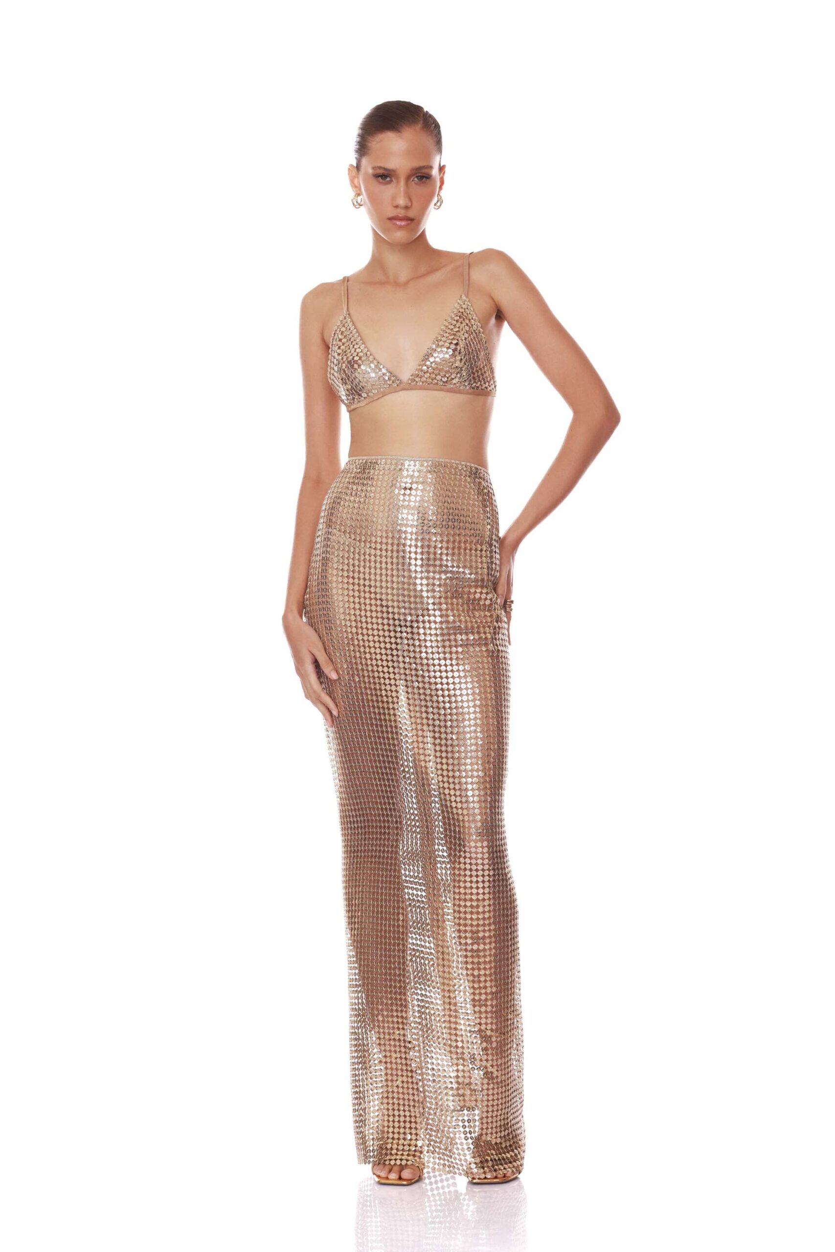 Bronx and Banco Tops - Bronx and Banco Sequin Evening Dress - Natalie De'Banco Design - Shop at Coveti Bronx and Banco top