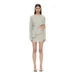 Christopher Esber aiba draped cotton jersey long sleeve dress