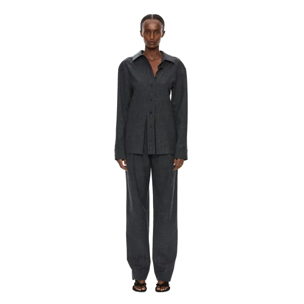 Banyan Tailored Trouser in Tropical Charcoal Marle