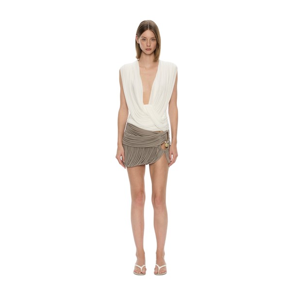Christopher Esber beach glass bubble mini skirt