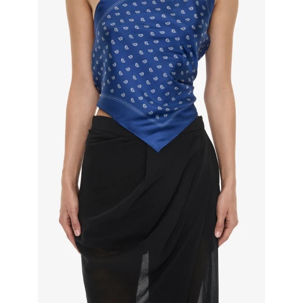 Christopher Esber draped skirt cotton trouser
