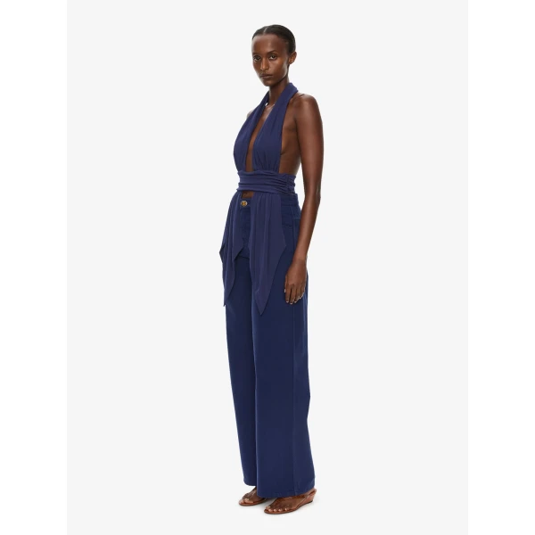 Christopher Esber Relaxed Denim Quartz Jean in Ink, view 3