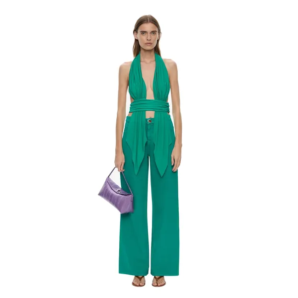 Relaxed Denim Quartz Jean in Malachite