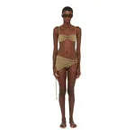 Christopher Esber ruched prong bandeau