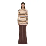 Christopher Esber stripe knit monument dress